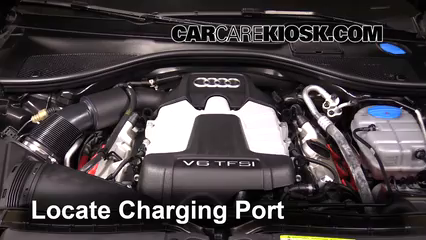 How to Add Refrigerant to a 2012-2018 Audi A6 Quattro - 2013 Audi A6